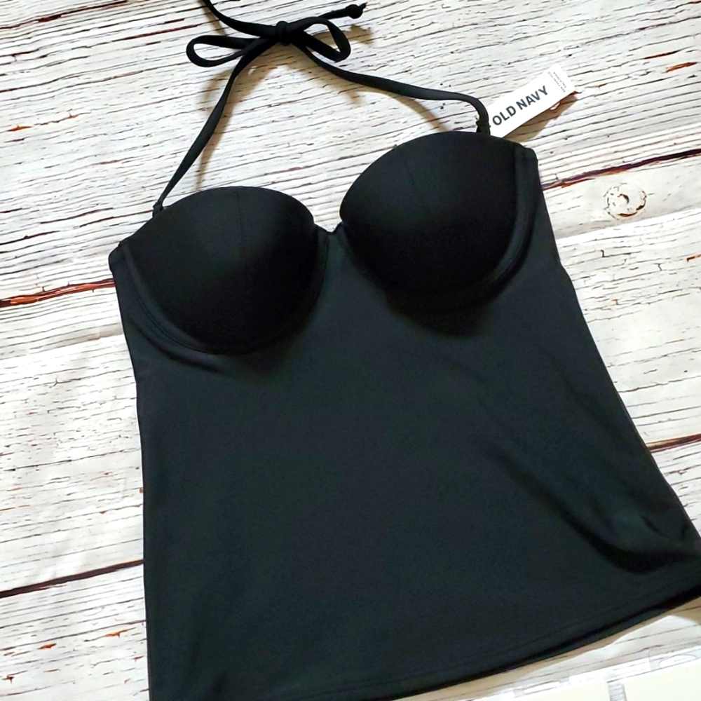 🆕️ OLD NAVY WOMEN'S SWIM TANK TOP 🖤